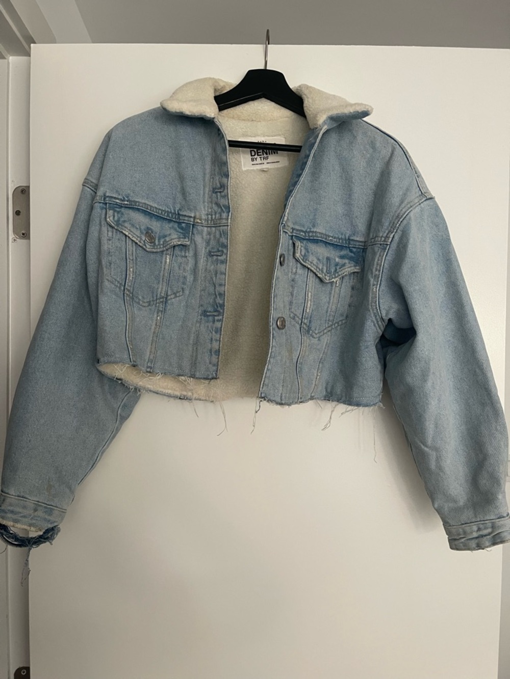Zara denim crop jacket